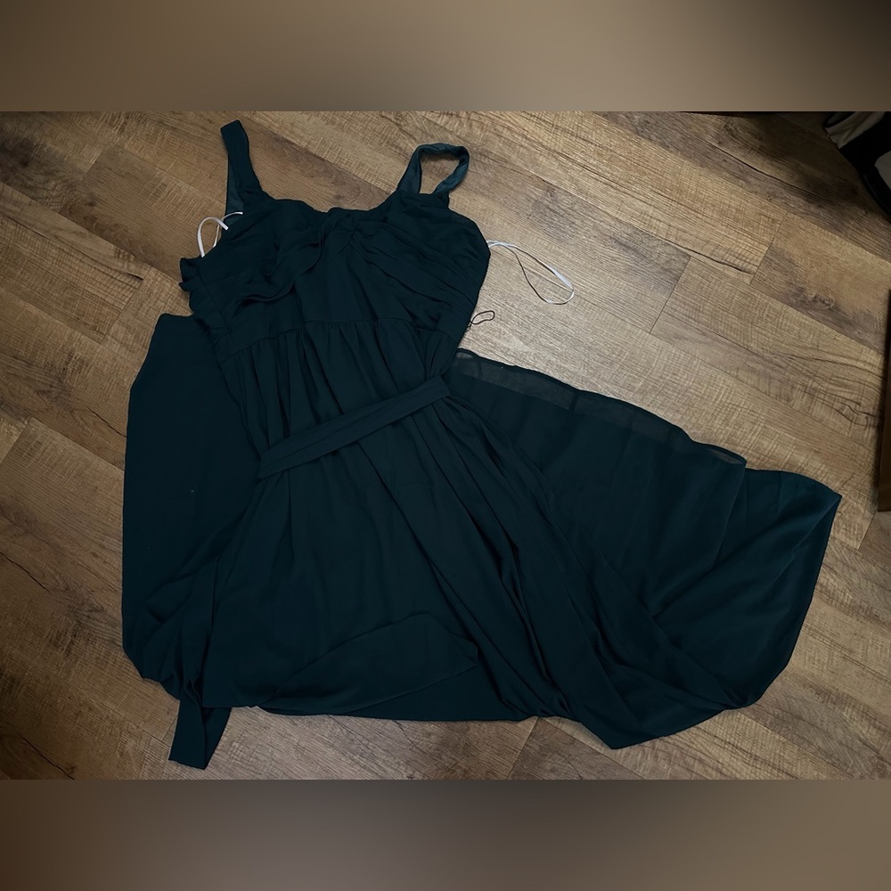 Lulus Sensational Moment Emerald Green Pleated Maxi Dress - Picture 3 of 4